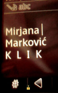 Title: KLIK, Author: Mirjana Markovic