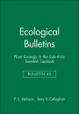 Ecological Bulletins, Plant Ecology in the Sub-Artic Swedish Lapland / Edition 1