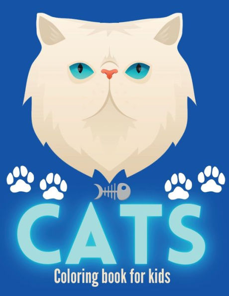 Cats Coloring Book For Kids: Amazing Coloring Cat Books For Kids 4-8