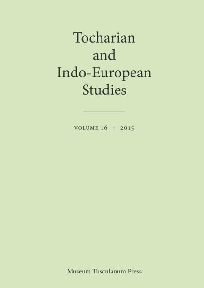 Tocharian and Indo-European Studies