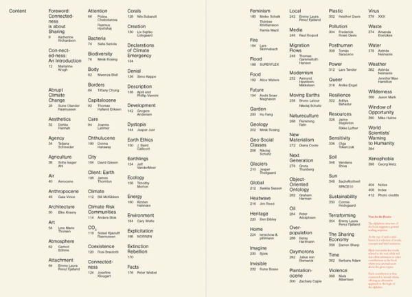 Connectedness: An Incomplete Encyclopedia of the Anthropocene