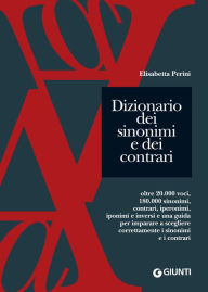 Title: Dizionario dei sinonimi e dei contrari, Author: Elisabetta Perini