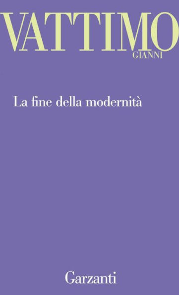 La fine della modernità