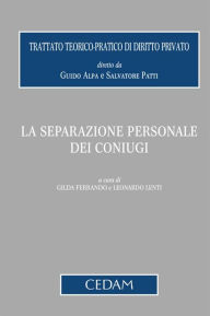 Title: La separazione personale dei coniugi, Author: Lenti Leonardo (a cura di) Ferrando Gilda
