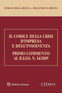 Il codice della crisi d'impresa. primo commento al d.lgs. n. 14/2019