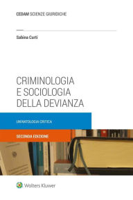 Title: Criminologia e sociologia della devianza, Author: SABINA CURTI