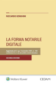 Title: La forma notarile digitale, Author: Riccardo Genghini