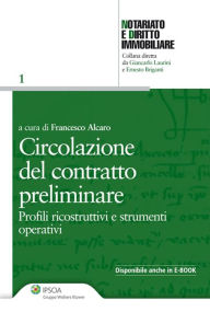 Title: Circolazione del contratto preliminare, Author: a cura di Francesco Alcaro
