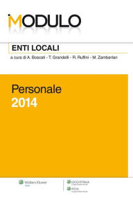 Title: Modulo Enti locali 2014 - Personale, Author: A. Boscati