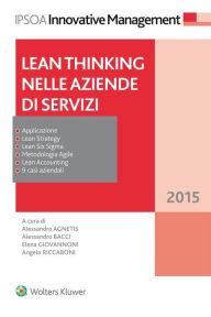 Title: Lean thinking nelle aziende di servizi, Author: Alessandro Agnetis