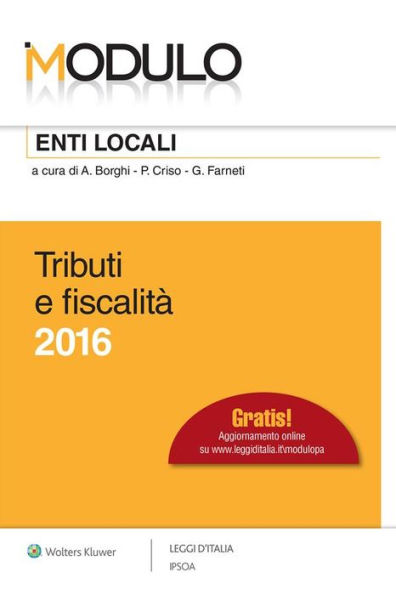 Modulo Enti Locali Tributi e fiscalità