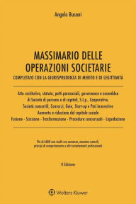 Title: Massimario delle operazioni societarie, Author: Angelo Busani