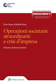 Title: Operazioni societarie straordinarie e crisi d'impresa, Author: Paolo Bastia