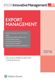 Title: Export Management, Author: Gian Andrea Oberegelsbacher