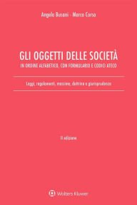 Title: Gli oggetti delle società, Author: Angelo Busani