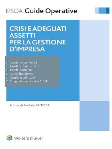 Crisi e adeguati assetti per la gestione dell'impresa