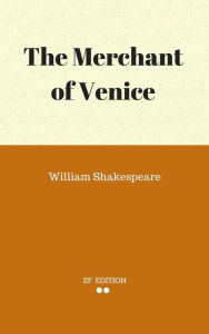 Title: The Merchant of Venice, Author: William Shakespeare.