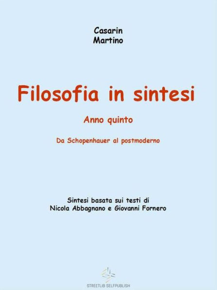 Filosofia in sintesi, anno quinto