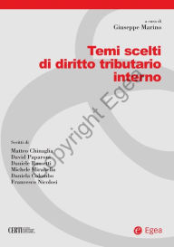 Title: Temi scelti di diritto tributario interno, Author: Giuseppe Marino