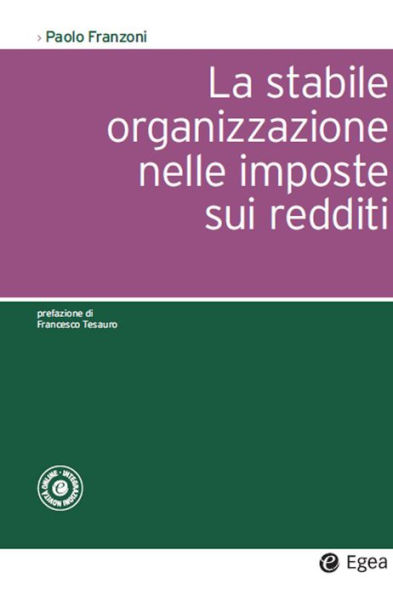 Stabile organizzazione nelle imposte sui redditi (La)