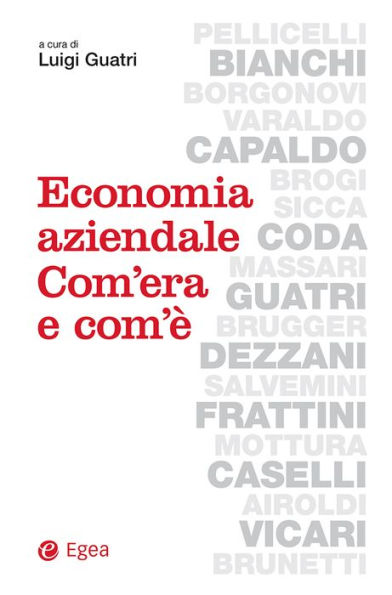 Economia aziendale. Com'era e com'è