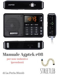Title: manuale lettore mp3 AGPtek r08 (per non vedenti e ipovedenti), Author: La Ferla Nicolò