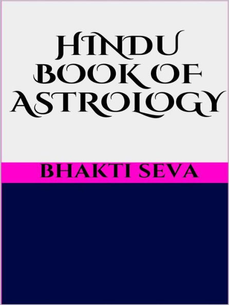 Hindu book of astrology