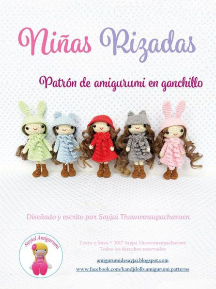 Niñas rizadas: Patrón de amigurumi en ganchillo