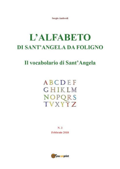 L'alfabeto di Sant'Angela da Foligno - Num. 2 - Il vocabolario di Sant'Angela