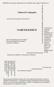 Title: Narcolessico, Author: Adamo di Compagnia