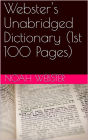 Webster's Unabridged Dictionary (1st 100 Pages)