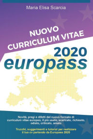 Title: Nuovo Curriculum Vitae Europass 2020, Author: Maria Elisa Scarcia