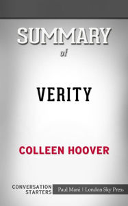 Title: Verity: by Colleen Hoover??????? Conversation Starters, Author: dailyBooks