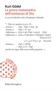 Title: La prova matematica dell'esistenza di Dio, Author: Kurt Gödel