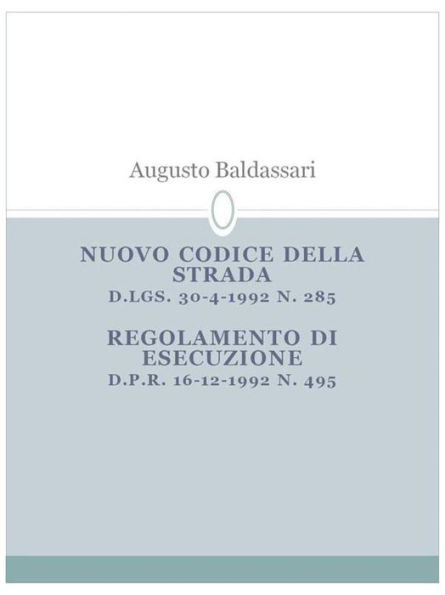 Nuovo codice della strada