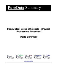 Title: Iron & Steel Scrap Wholesale - (Power) Processors Revenues World Summary: Market Values & Financials by Country, Author: Editorial DataGroup