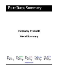 Title: Stationery Products World Summary: Market Values & Financials by Country, Author: Editorial DataGroup