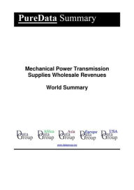 Title: Mechanical Power Transmission Supplies Wholesale Revenues World Summary: Market Values & Financials by Country, Author: Editorial DataGroup