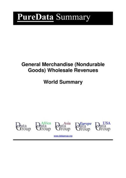 General Merchandise (Nondurable Goods) Wholesale Revenues World Summary: Market Values & Financials by Country