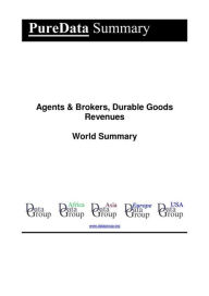 Title: Agents & Brokers, Durable Goods Revenues World Summary: Market Values & Financials by Country, Author: Editorial DataGroup