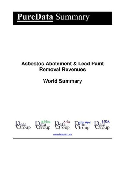 Asbestos Abatement & Lead Paint Removal Revenues World Summary: Market Values & Financials by Country