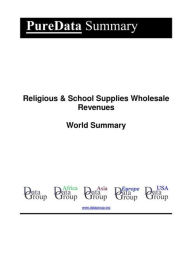 Title: Religious & School Supplies Wholesale Revenues World Summary: Market Values & Financials by Country, Author: Editorial DataGroup