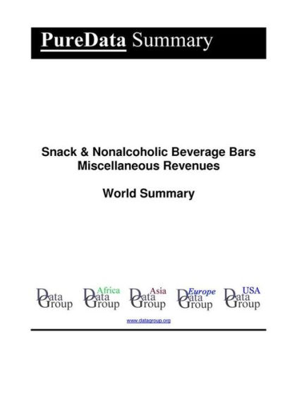 Snack & Nonalcoholic Beverage Bars Miscellaneous Revenues World Summary: Market Values & Financials by Country