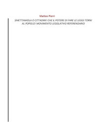 Title: Smettiamola o cittadini!: Che il potere di fare le leggi torni al popolo!, Author: Matteo Pierri