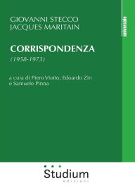 Title: Corrispondenza (1958-1973), Author: Jacques Maritain