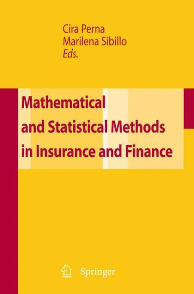 Mathematical and Statistical Methods for Insurance and Finance / Edition 1