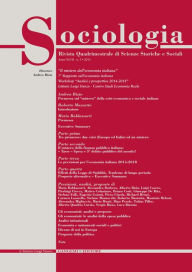 Title: Sociologia n. 3/2013: Rivista quadrimestrale di Scienze Storiche e Sociali, Author: Aa.Vv.