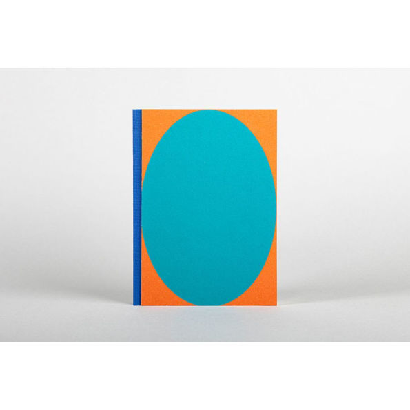 ORANGE AND BLUE OVAL JOURNAL