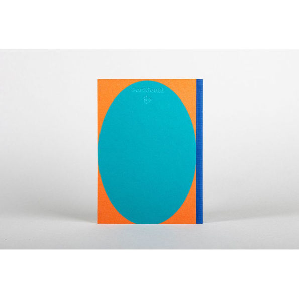 ORANGE AND BLUE OVAL JOURNAL