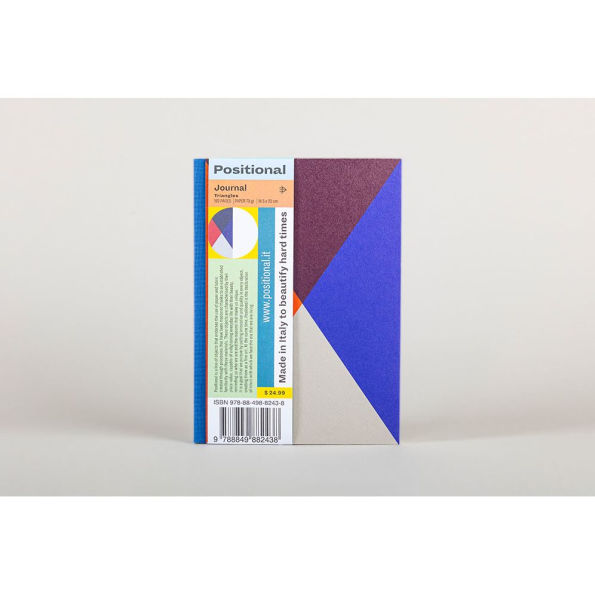 RED AND BLUE OVERLAYING TRIANGLES JOURNAL